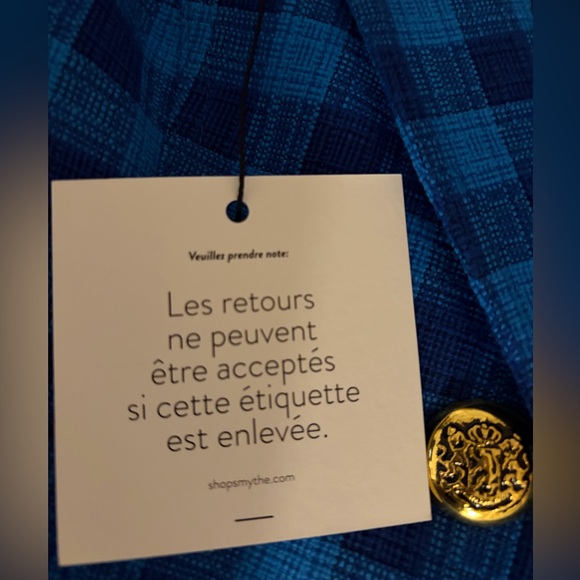 Smythe Blue and Tan Dutchess Checkered Blazer - Picture 7 of 11